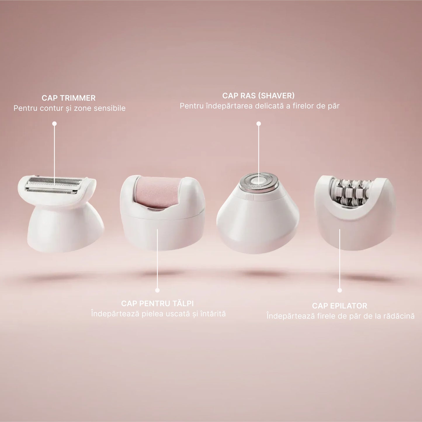 HOTTLE Epilator 4-în-1 Umed & Uscat