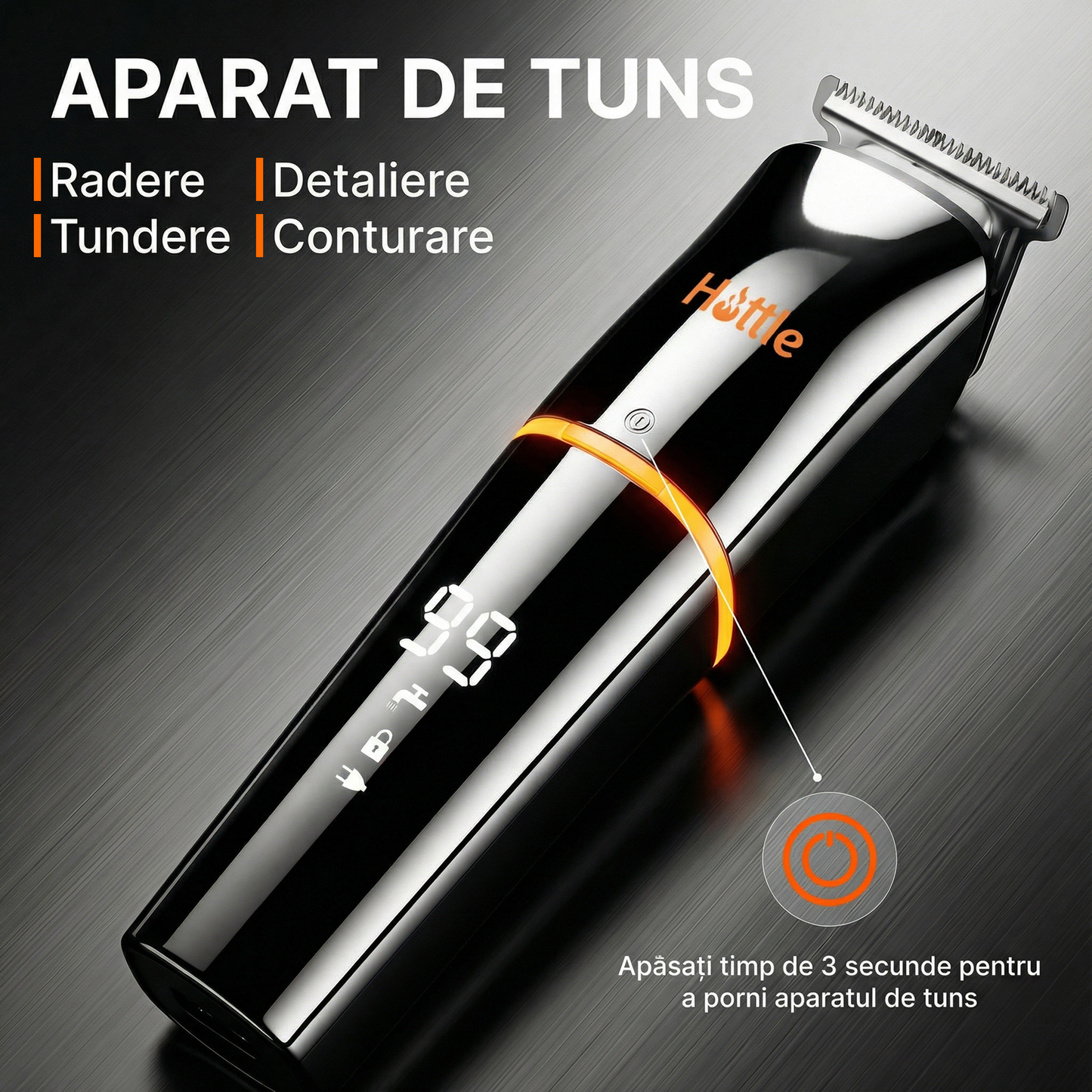 Trimmer V1 — Aparat de tuns 3-în-1 profesional pentru bărbați
