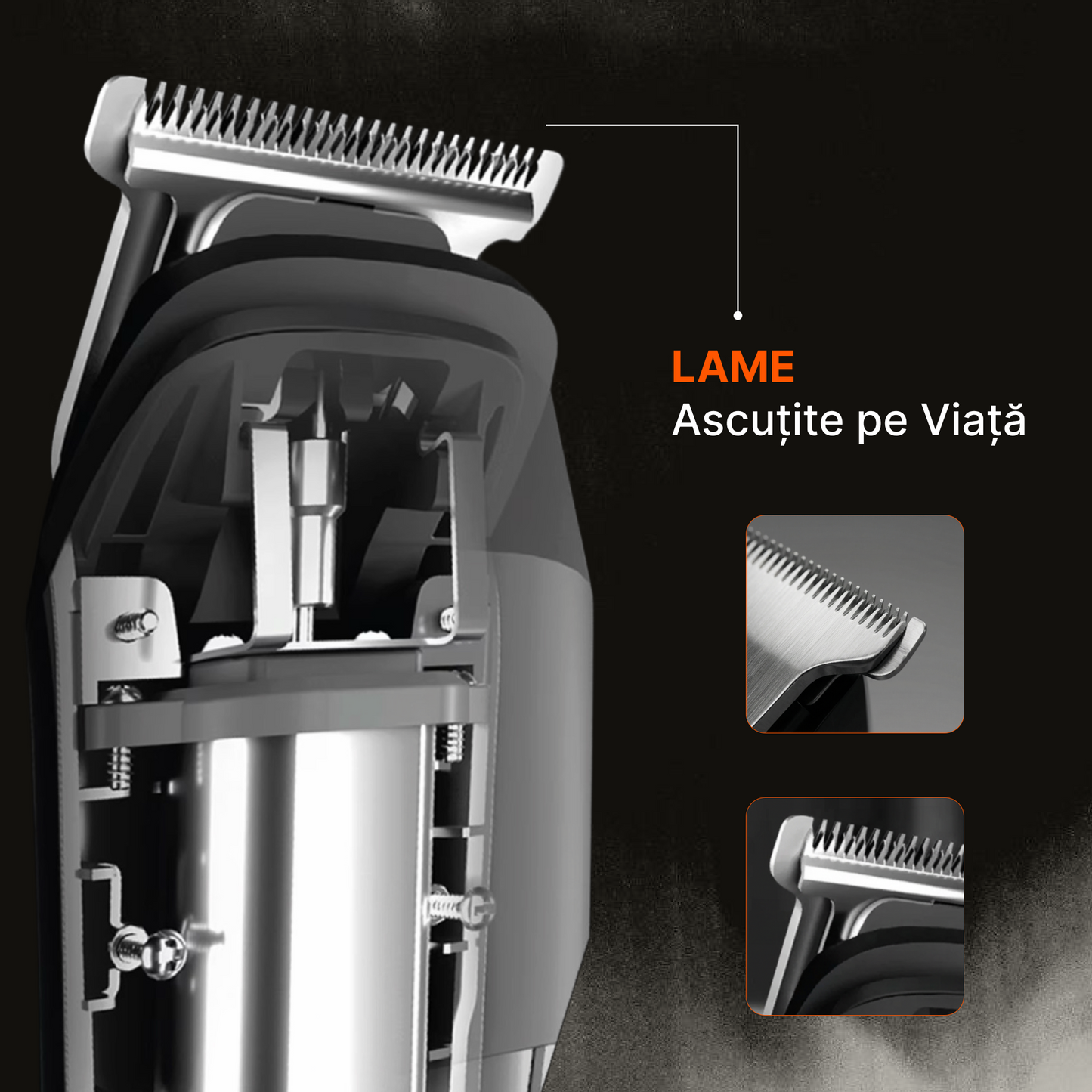 Trimmer V1 — Aparat de tuns 3-în-1 profesional pentru bărbați