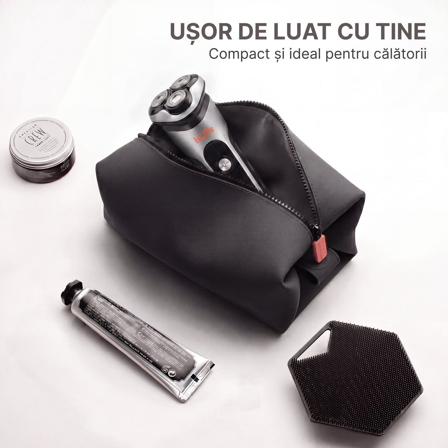 HOTTLE Shaver Capete 3D — Argintiu