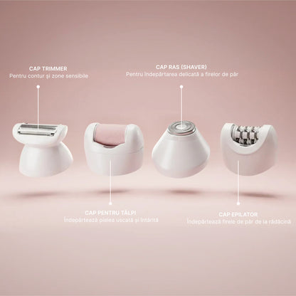 HOTTLE Epilator 4-în-1 Umed & Uscat