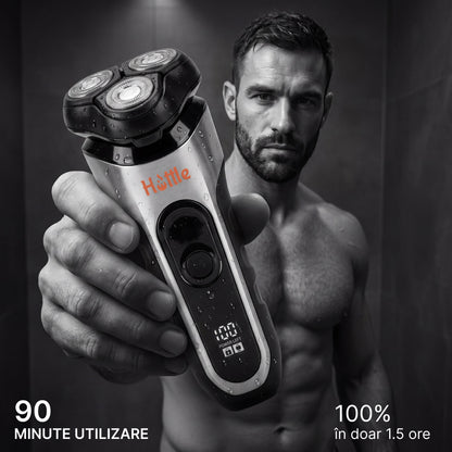 HOTTLE Shaver Capete 3D — Argintiu
