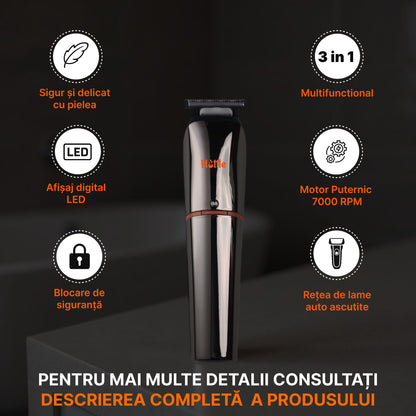 HOTTLE Trimmer V1 Profesional 3-în-1