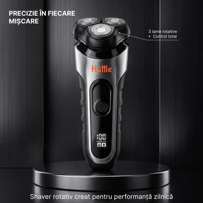 HOTTLE Shaver Capete 3D — Argintiu