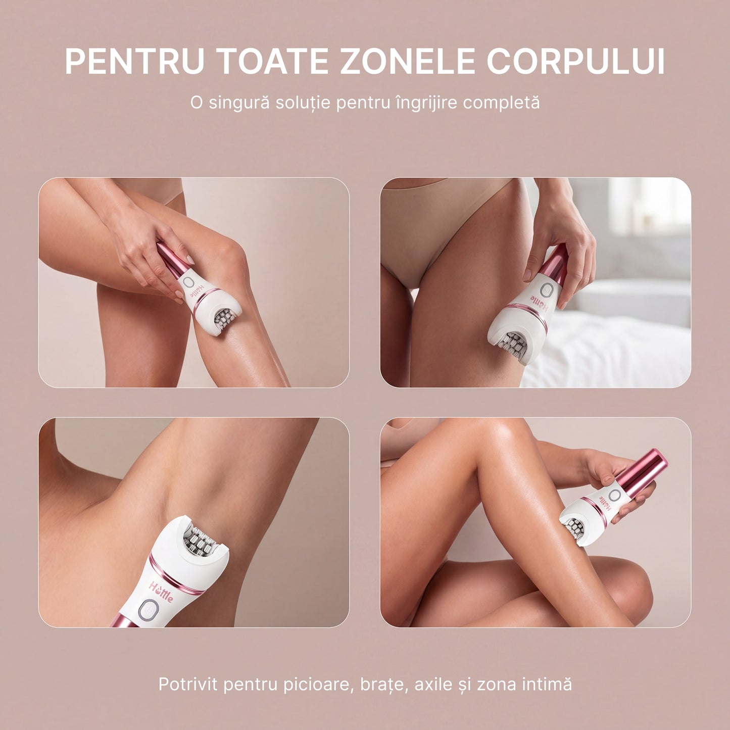 HOTTLE Epilator 4-în-1 Umed & Uscat