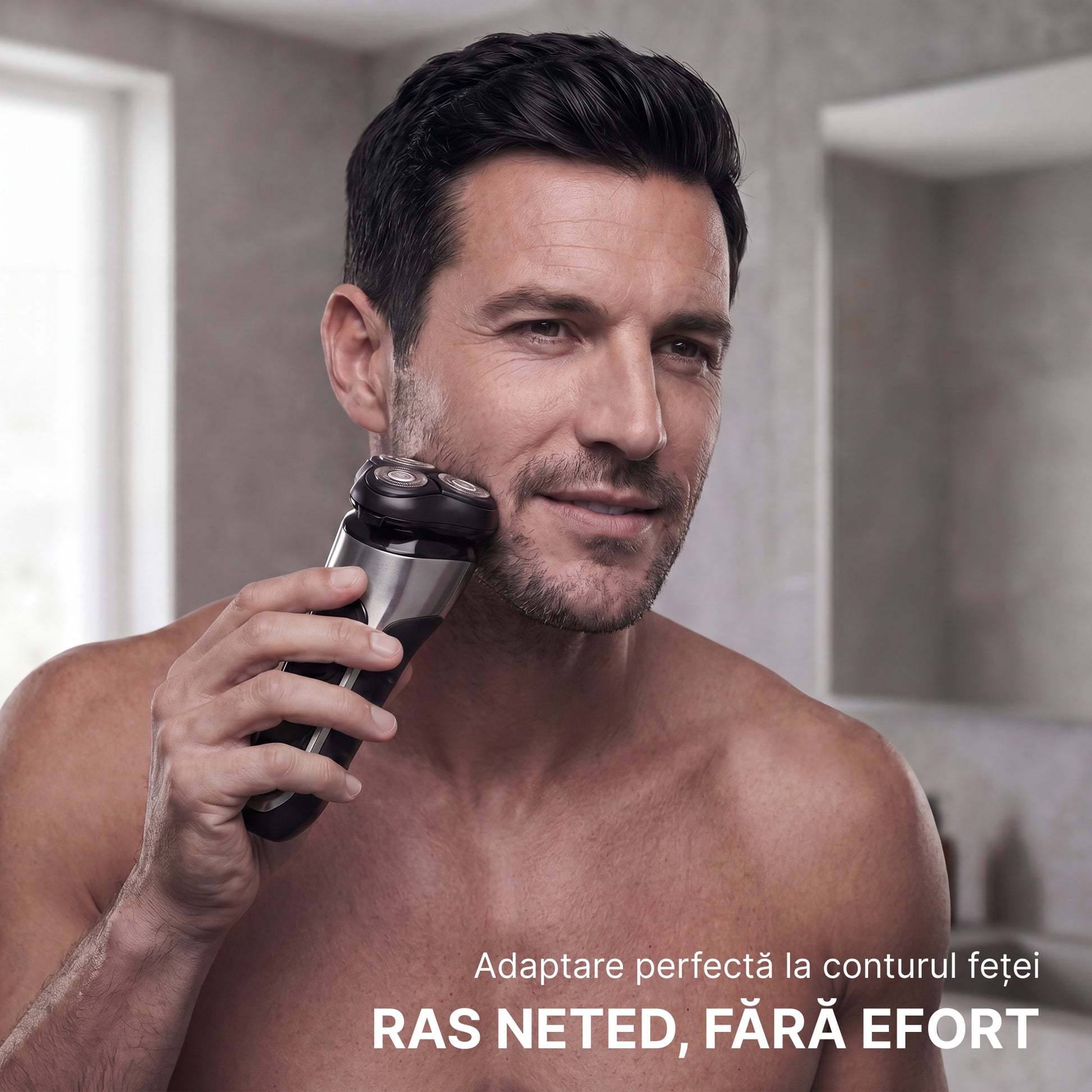HOTTLE Shaver Capete 3D — Argintiu