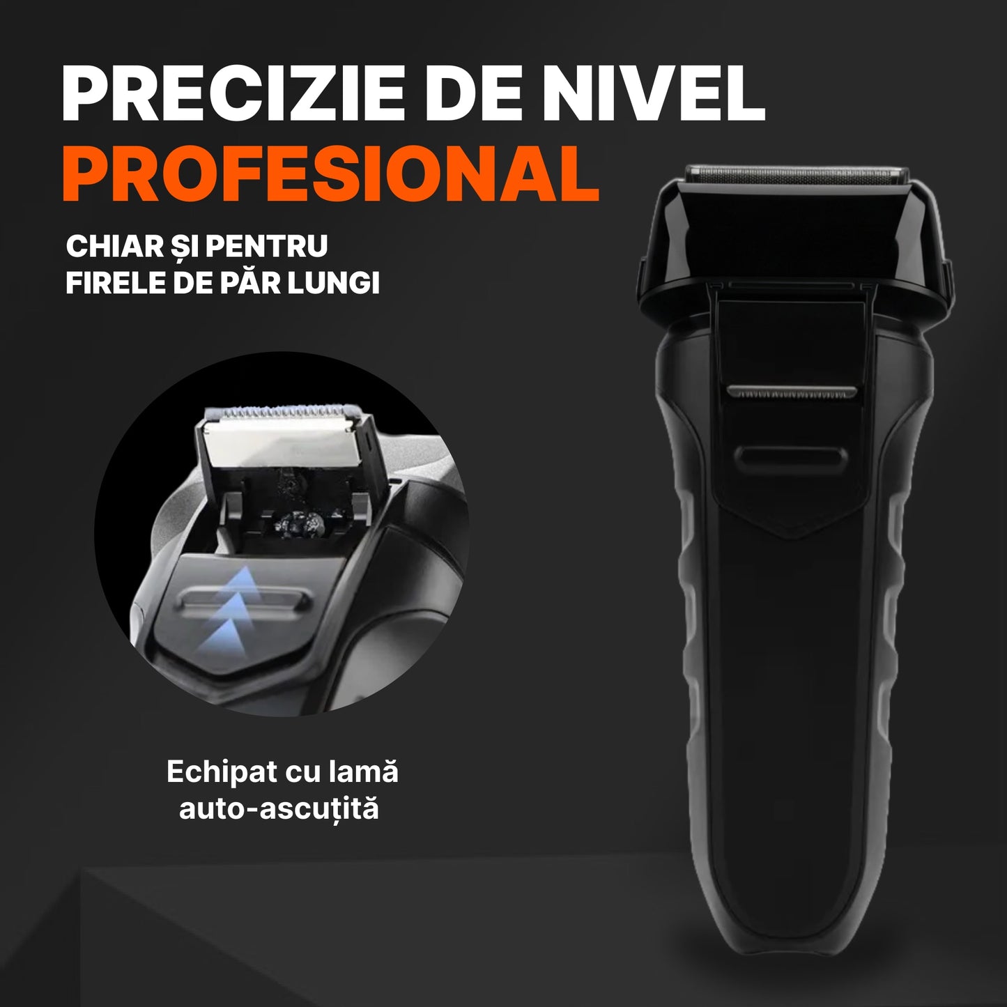 HOTTLE Shaver 9000 RPM — Negru