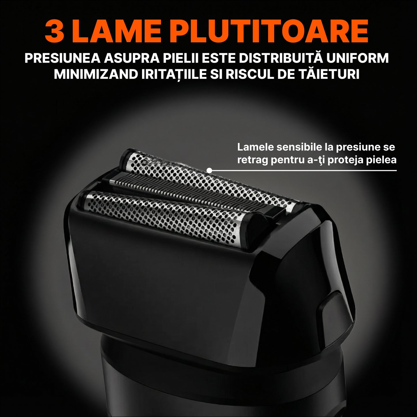 HOTTLE Shaver 9000 RPM — Negru